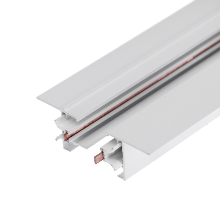 Однофазный трек 2TRA шина, TR-14W, 2м, встраиваемый, белый