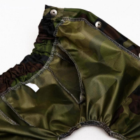 Комбинезон для животных, без подклада, XS (ДС 18-20, ОШ 24, ОГ 27-30), камуфляж