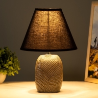 Настольная лампа "Лоренза" Е14 40Вт чёрный 20х20х28,5 см RISALUX