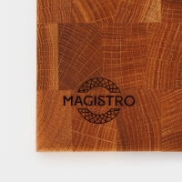 Доска разделочная Magistro premium, торцевая ясень, 30×20×2,5 см, в крафтовой коробке Доска разделочная Magistro premium, торцевая ясень, 30×20×2,5 см, в крафтовой коробке