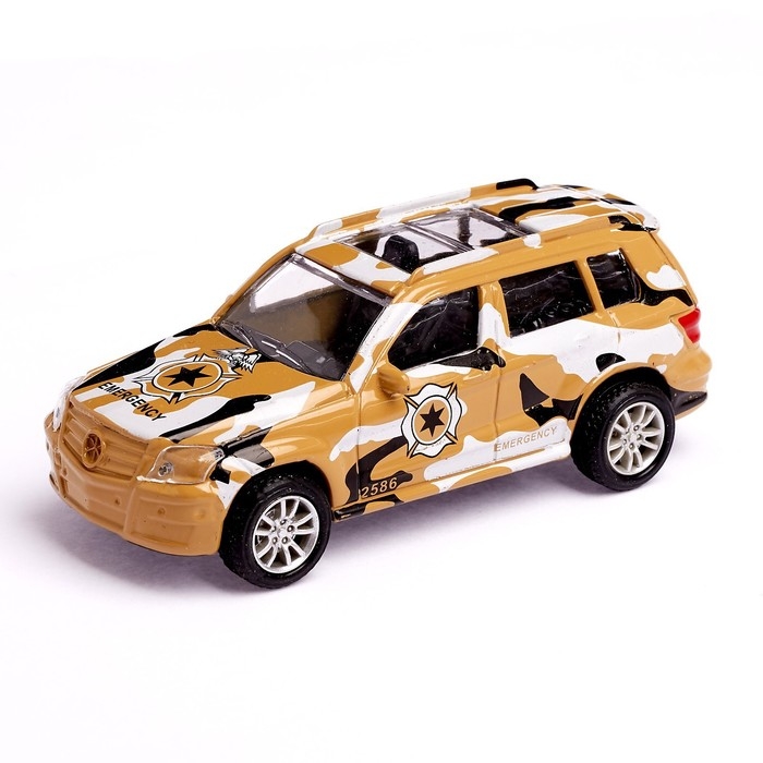 Машина металлическая &laquo;Армия&raquo;, масштаб 1:43, инерция, МИКС