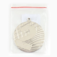 Медаль призовая 002 диам 5см. 2 место. Цвет сер. Без ленты Медаль призовая 002 диам 5см. 2 место. Цвет сер. Без ленты