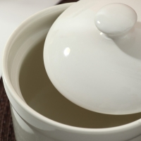 Сахарница керамическая &laquo;Сладость в радость&raquo;, 250 мл, цвет белый