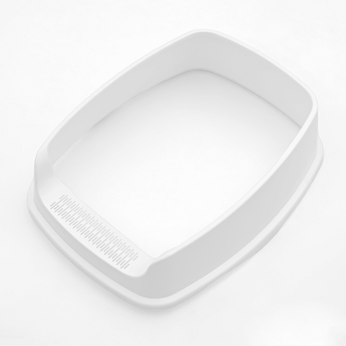 Туалет «Айша» S с высоким бортом и сеткой, 45 х 35 х 18,5 см, оранжевый Туалет «Айша» S с высоким бортом и сеткой, 45 х 35 х 18,5 см, оранжевый