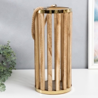 Подсвечник дерево "Цилиндр - рейка" набор 2 шт 22х22х50, 18х18х40 см Подсвечник дерево "Цилиндр - рейка" набор 2 шт 22х22х50, 18х18х40 см