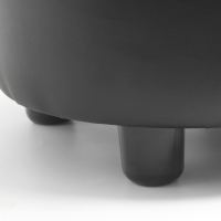 Пуф "Йокки", экокожа черный