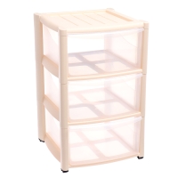 Комод на колесах «Амадео», 3 ящика, цвет бежевый Комод на колесах «Амадео», 3 ящика, цвет бежевый