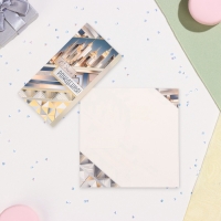 Открытка-евро "С Днём Рождения!" конгрев, тиснение, город, 10,5 х 21,5 см Открытка-евро "С Днём Рождения!" конгрев, тиснение, город, 10,5 х 21,5 см