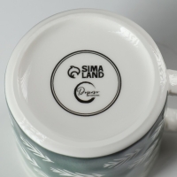 Кружка керамическая Forest, 350 мл, цвет белый