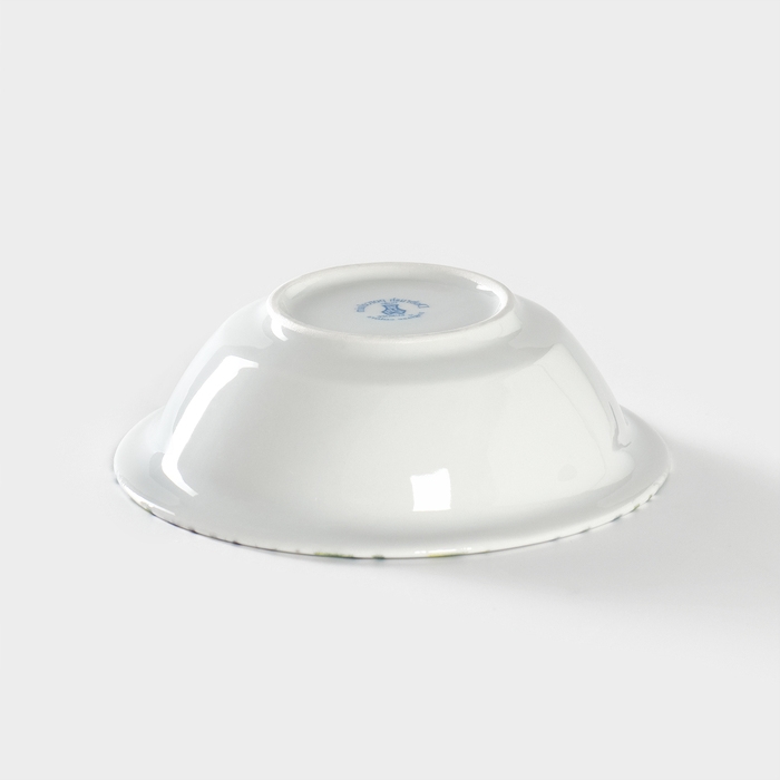 Салатник фарфоровый &laquo;Альпина&raquo;, d=16 см, 350 мл, цвет белый