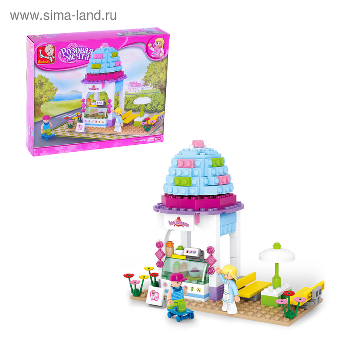 Конструктор &laquo;Розовая мечта: кафе-мороженое&raquo;, 205 деталей