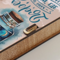 Шкатулка "Баночка" 17х8,5х3,5 см