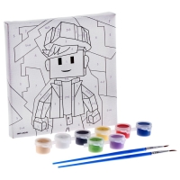 Картина по номерам для детей «Игровой мир», 15 х 15 см Картина по номерам для детей «Игровой мир», 15 х 15 см