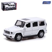 Машина металлическая MERCEDES-BENZ G350D, 1:42, инерция, открываются двери, цвет белый Машина металлическая MERCEDES-BENZ G350D, 1:42, инерция, открываются двери, цвет белый
