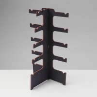 Подставка под очки &laquo;Эко&raquo; 5 мест, 14,5&times;12&times;28см, фанера, цвет темный