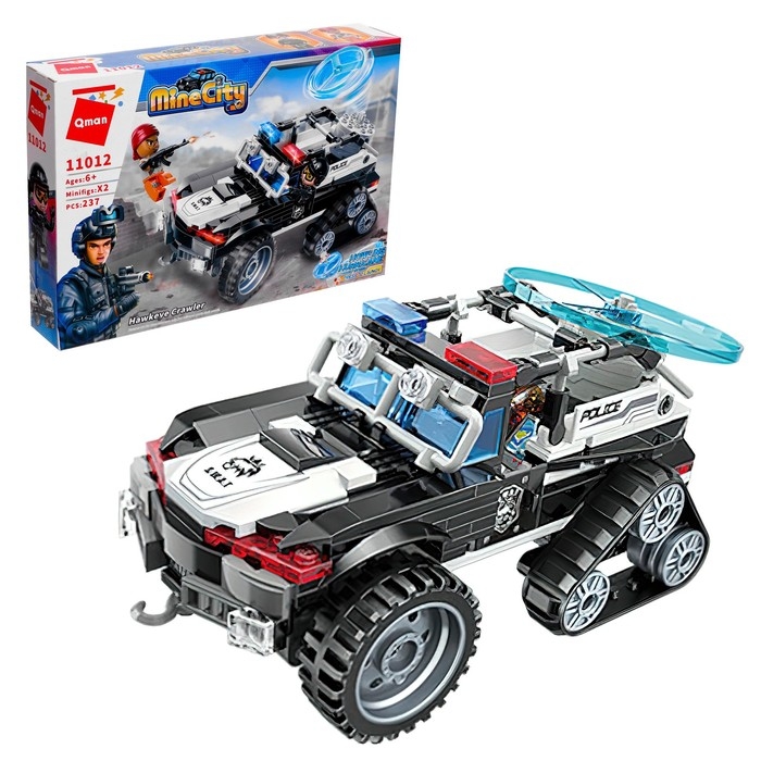 Конструктор Полиция &laquo;Штурмовой вездеход&raquo;, 2 минифигуры и 237 деталей