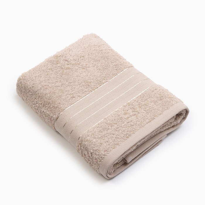 Полотенце махровое Love Life "Basic" 50*90 см, бежевый, 100% хл, 450 гр/м2