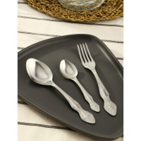 Набор столовых приборов &laquo;Тройка&raquo;, 18 предметов, картонная коробка, цвет серебряный