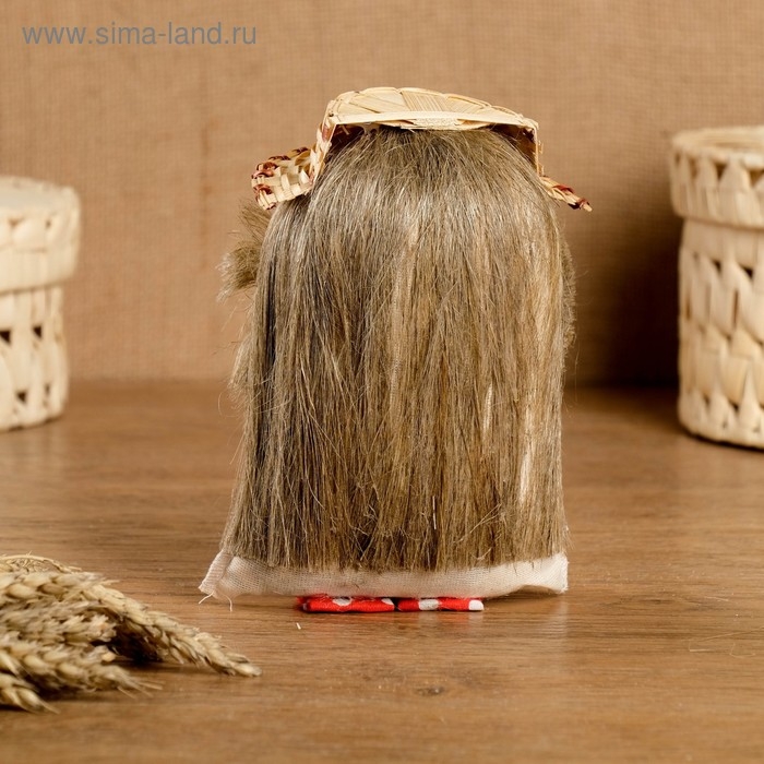 Оберег &laquo;Домовой Кузя с рублями&raquo;, 16-18 см, микс