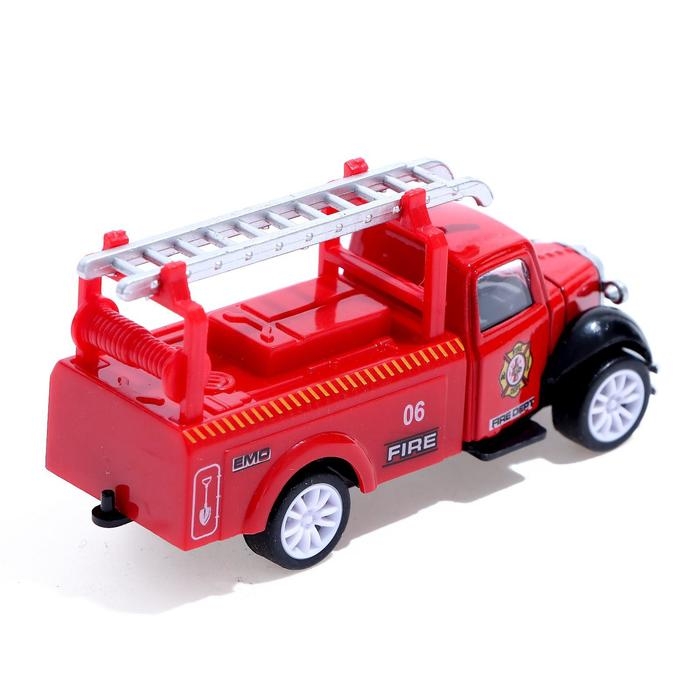Грузовик металлический &laquo;Пожарная служба&raquo;, инерция, МИКС