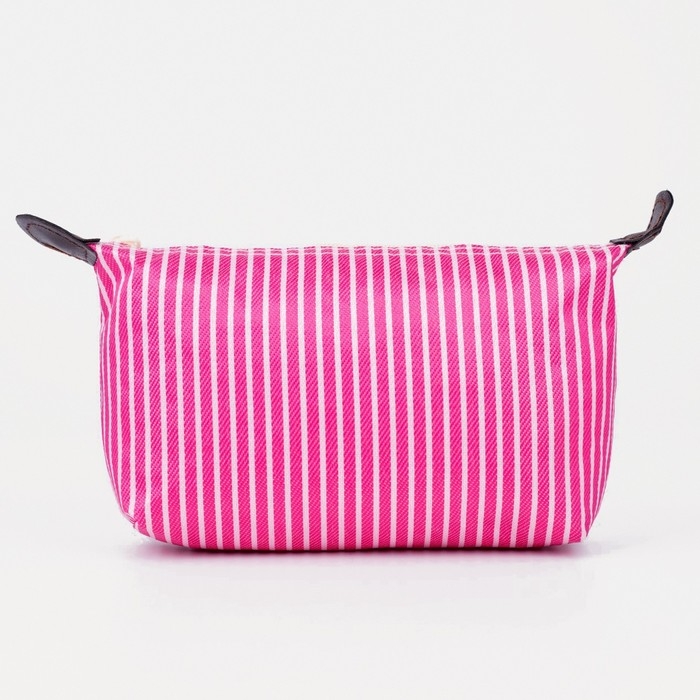 Косметичка на молнии, цвет розовый