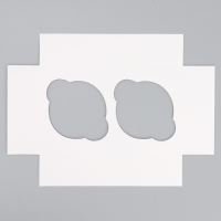 Коробка складная на 2 капкейка с окном «С Новым годом!», почта. 10 х 16 х 10 см, Новый год Коробка складная на 2 капкейка с окном «С Новым годом!», почта. 10 х 16 х 10 см, Новый год