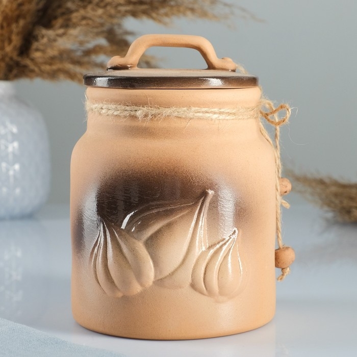 Банка для чеснока Банка для чеснока "Ретро" 1л / 16х11,5см, стандарт