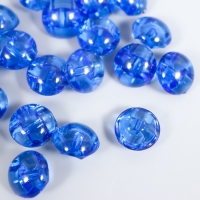 Пуговицы пластик на полуножке "Кристаллик ярко-синий" 1,3х1,3 см набор 35 шт 4,8х3,7х3,7 см 909577 Пуговицы пластик на полуножке "Кристаллик ярко-синий" 1,3х1,3 см набор 35 шт 4,8х3,7х3,7 см 909577