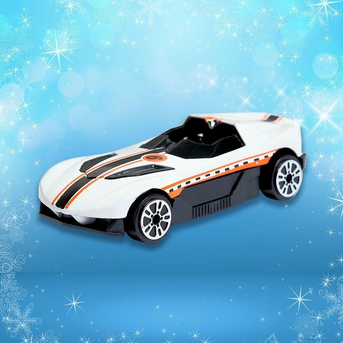 Новогодний шар с игрушкой &laquo;Машинка&raquo;, цвета МИКС