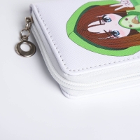 Кошелёк детский на молнии «Выбражулька», цвет белый Кошелёк детский на молнии «Выбражулька», цвет белый