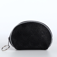 Кошелёк женский на молнии, цвет чёрный Кошелёк женский на молнии, цвет чёрный