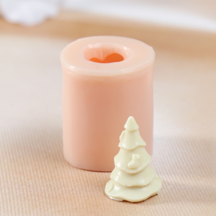 Новогодний молд силикон Новогодний молд силикон "Ёлочка" (издел.1,9х1,9х2,6 см)