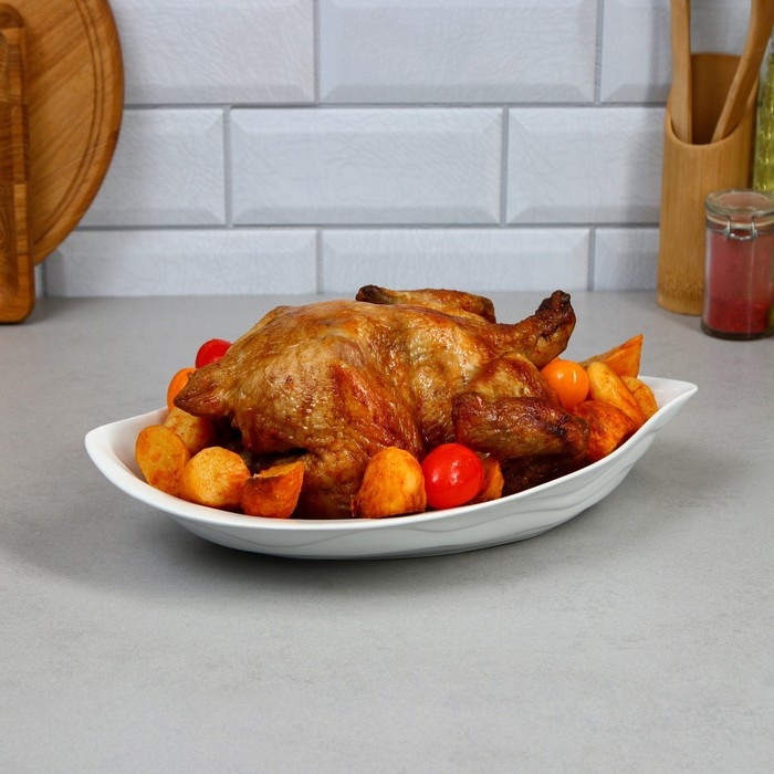 Блюдо &laquo;Королева&raquo;, 1 л, фарфор, Иран