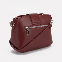 Сумка кросс-боди, отдел на молнии, наружный карман, цвет бордовый Сумка кросс-боди, отдел на молнии, наружный карман, цвет бордовый