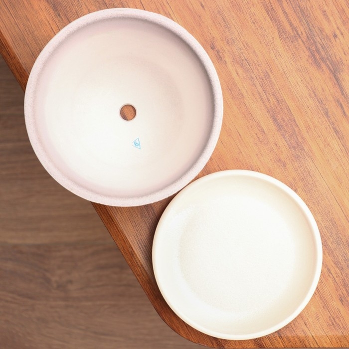 Горшок цветочный Суздаль серый бутон, 2,15 л