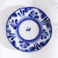 Блюдце «Силуэт», 9х9х1 см, гжель Блюдце «Силуэт», 9х9х1 см, гжель