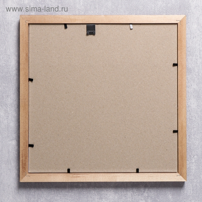 Фоторамка сосна с20 махагон 25х25 см (пластиковый экран)