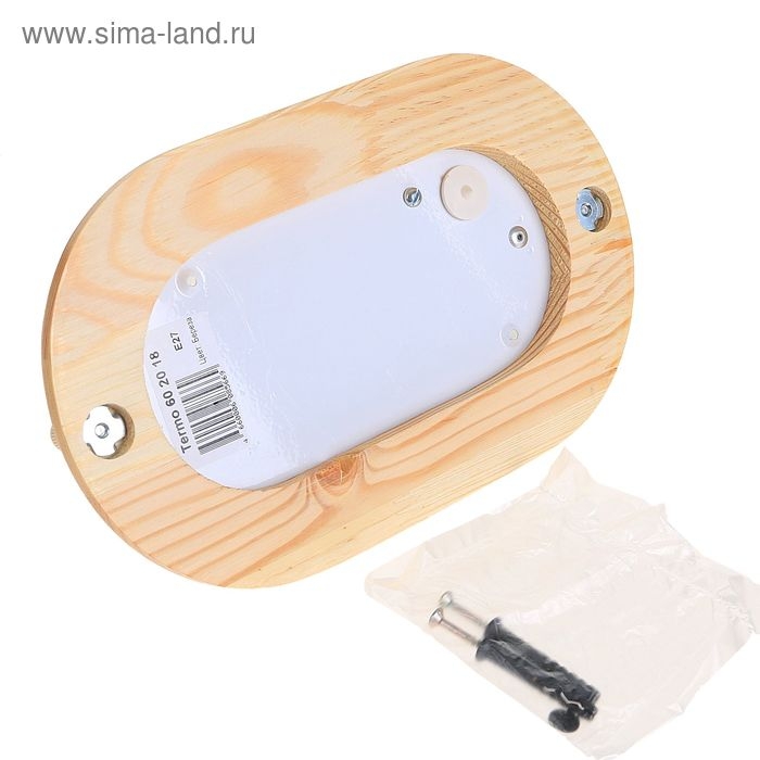 Светильник для бани/сауны ITALMAC Termo 60 20 18, до 100 Вт, IP54, цвет береза, до +130&deg;C