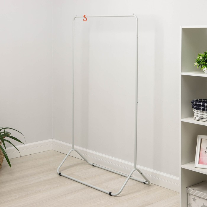 Стойка для одежды &laquo;Радуга&raquo;, 82,5&times;42&times;150 см, цвет серый