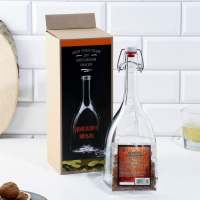 Набор для приготовления домашнего коньяка, бутылка 1 л., набор приправ Набор для приготовления домашнего коньяка, бутылка 1 л., набор приправ