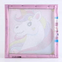 Аппликация помпошками &laquo;Прекрасный единорог&raquo;, размер &mdash; 30 &times; 30 см, клей 30 мл