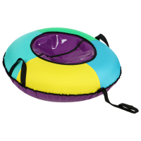 Тюбинг-ватрушка Winter Star &laquo;Вихрь&raquo;, диаметр чехла 70 см, цвета МИКС