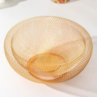 Ваза для фруктов «Сплетение», 30×30×13, цвет золотой Ваза для фруктов «Сплетение», 30×30×13, цвет золотой