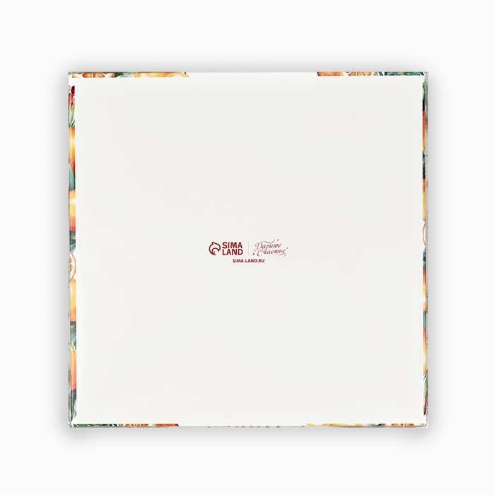 Коробка под 9 конфет с ячейками «Аромат праздника», 14.5 х 14.5 х 3 см, Новый год Коробка под 9 конфет с ячейками «Аромат праздника», 14.5 х 14.5 х 3 см, Новый год