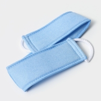 Мочалка для тела Доляна «Шашки», длинная, 70 см, цвет голубой Мочалка для тела Доляна «Шашки», длинная, 70 см, цвет голубой