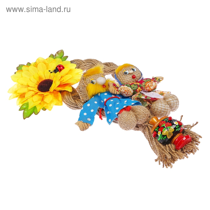 Оберег &laquo;Неразлучника&raquo;, коса изобилия, микс