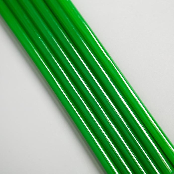 Клеевые стержни для клеевого пистолета "Зеленый" (набор 6 штук) 7ммх18 см