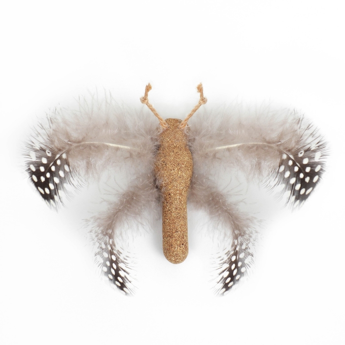 Игрушка для кошек из прессованной кошачьей мяты Игрушка для кошек из прессованной кошачьей мяты "Бабочка", 7,5 см