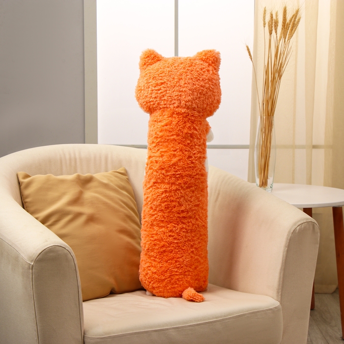 Мягкая игрушка &laquo;Кот-батон&raquo;, 80 см, цвет оранжевый