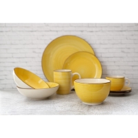 Салатник керамический Доляна «Морской мир», 800 мл, d=14 см, цвет жёлтый Салатник керамический Доляна «Морской мир», 800 мл, d=14 см, цвет жёлтый